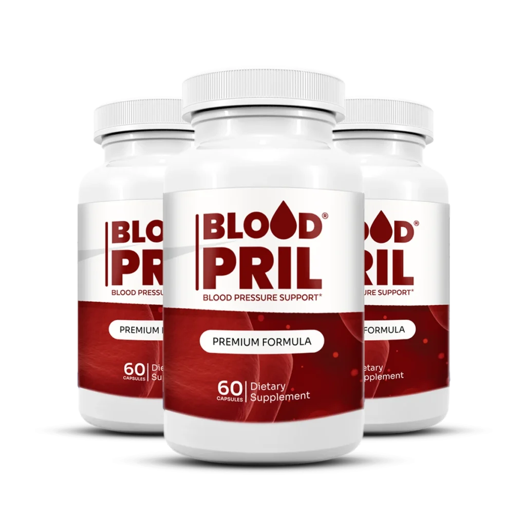 BloodPril triple-jar package — ninety days of daily capsules