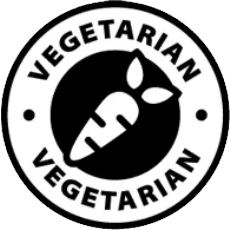 Symbol confirming BloodPril's entirely plant-sourced composition